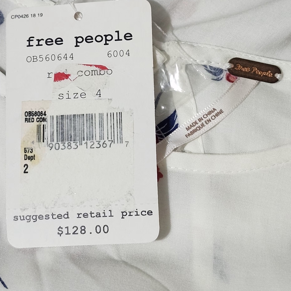 Free People White Floral Dress - Picture 8 of 8